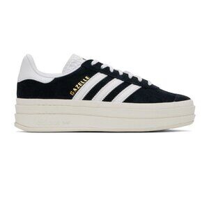 ADIDAS ORIGINALS Black Gazelle Bold Platform Sneakers